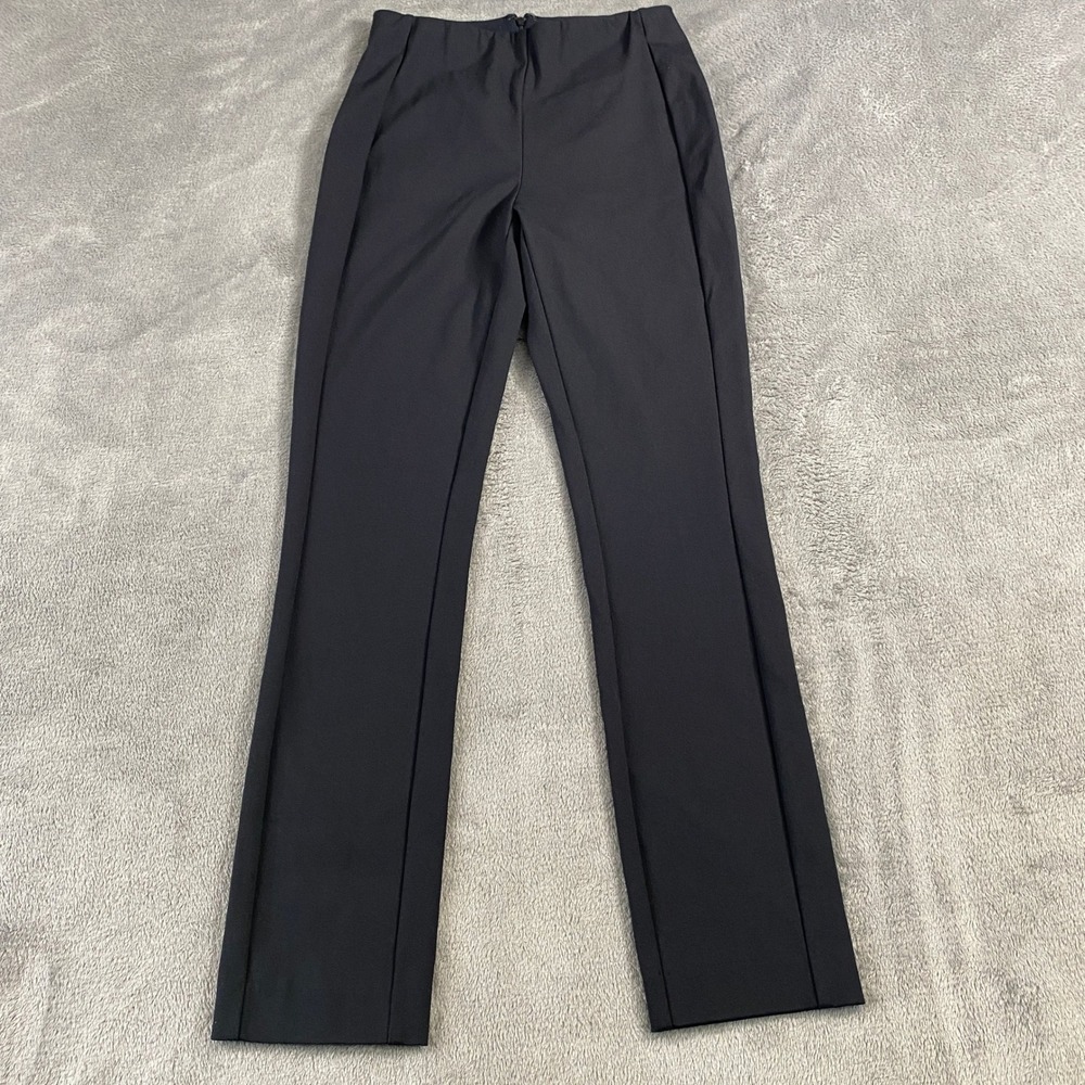 Rag & Bone New‎ York Black Straight Leg Pants 2 USA Career Quiet LuxuryPreppy